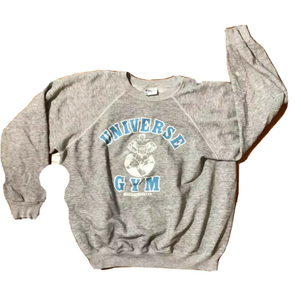 Vintage 60s Hanes Universe Gym Tri-Blend Sweashirt